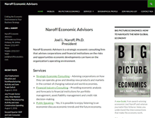 Tablet Screenshot of naroffeconomics.com